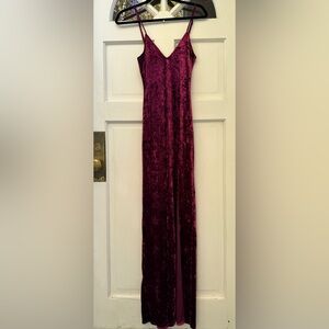 Lulus velvet maxi dress
